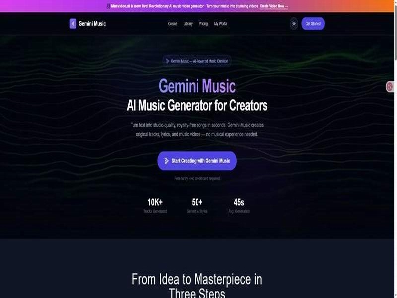 Gemini Music screenshot