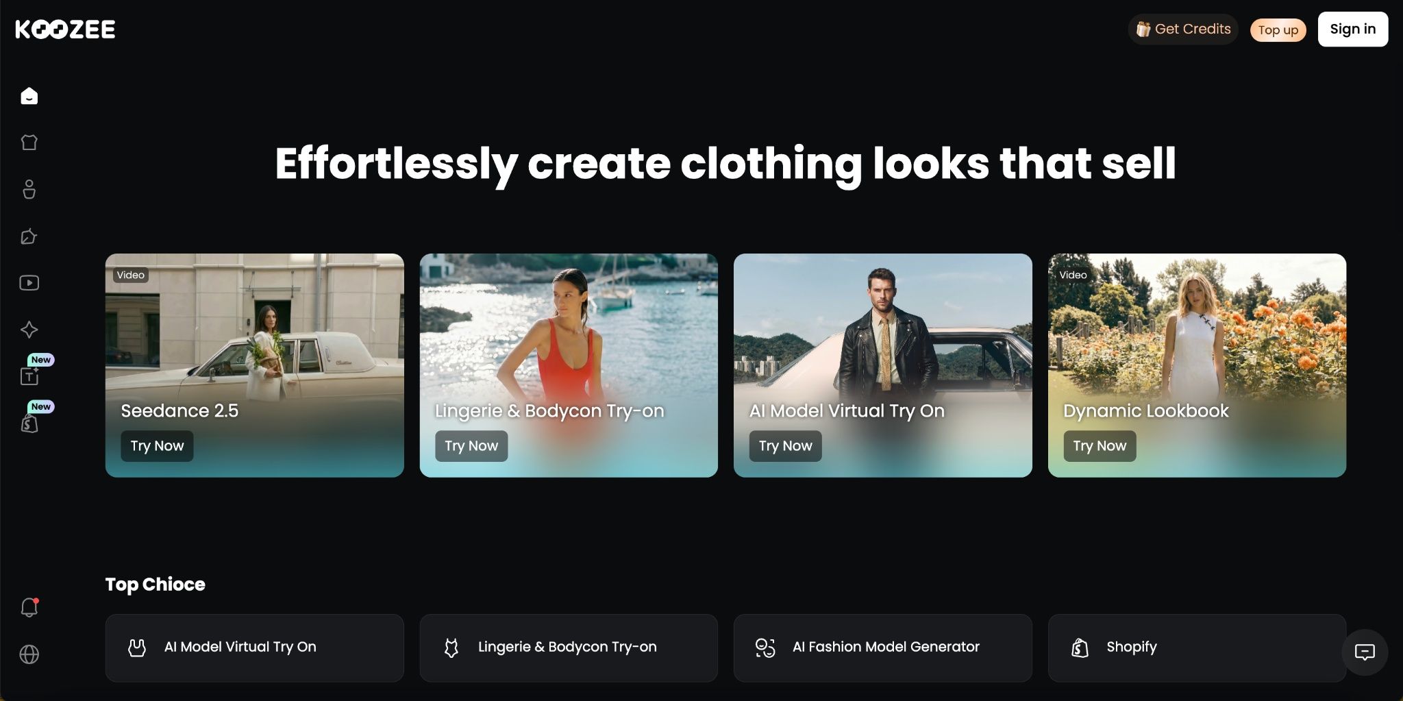Koozee screenshot