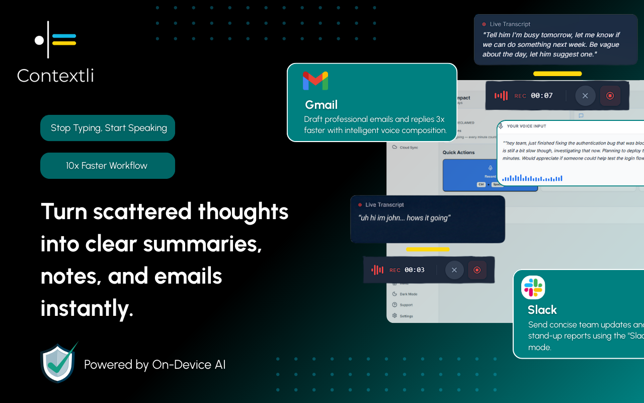 Contextli screenshot