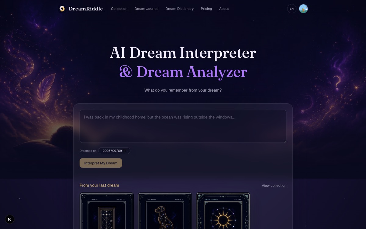 DreamRiddle screenshot