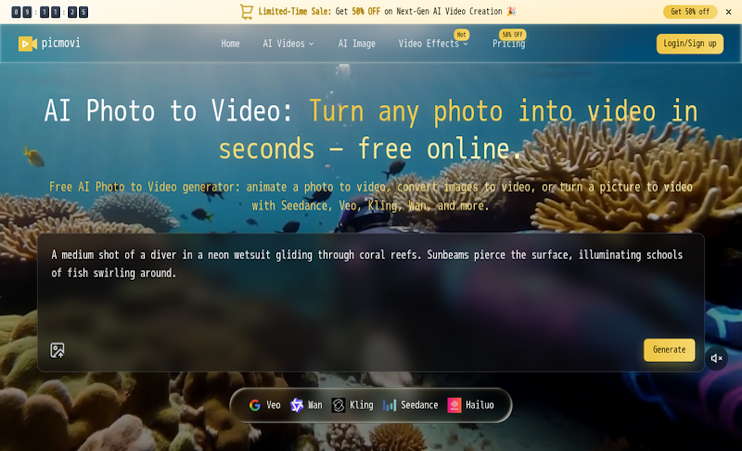 PicMovi | Photo to Video AI screenshot