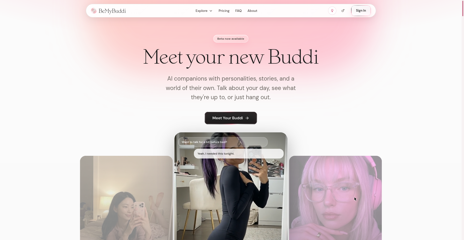 BeMyBuddi screenshot