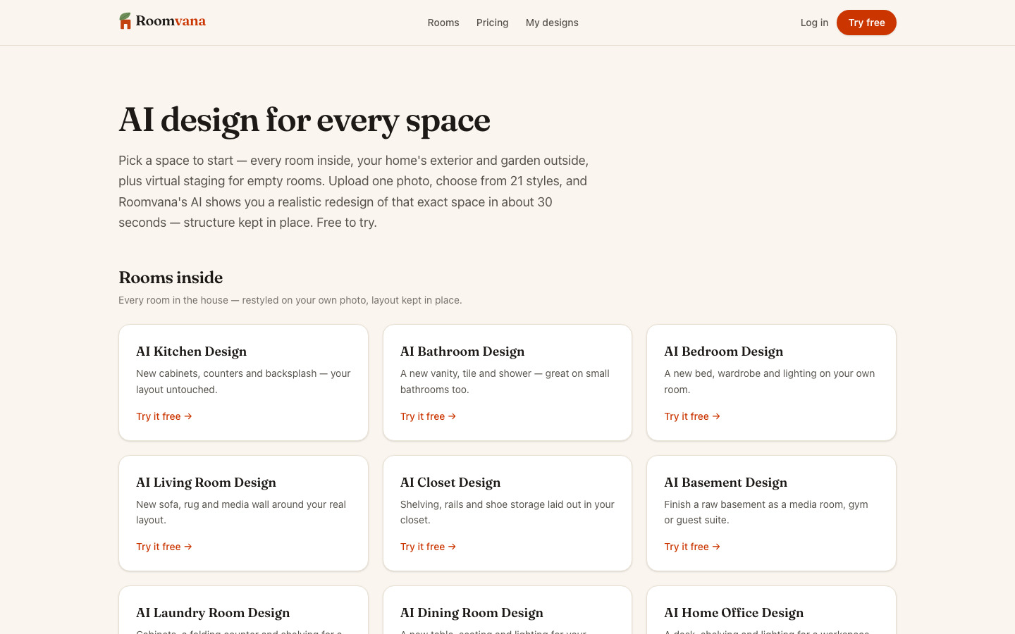 Roomvana screenshot