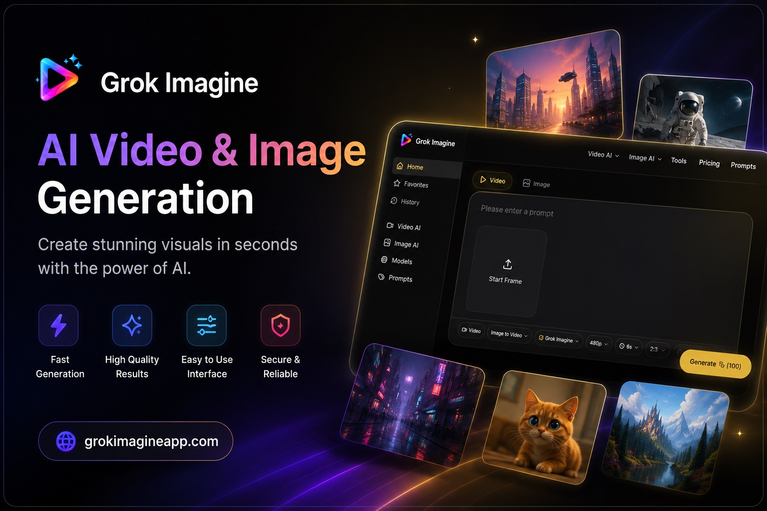 Grok Imagine screenshot