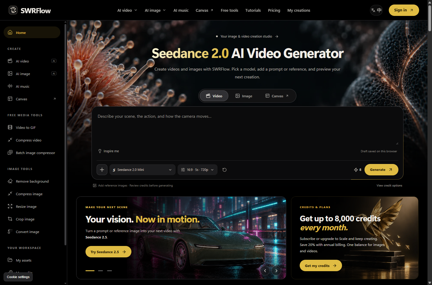 SWRFlow screenshot