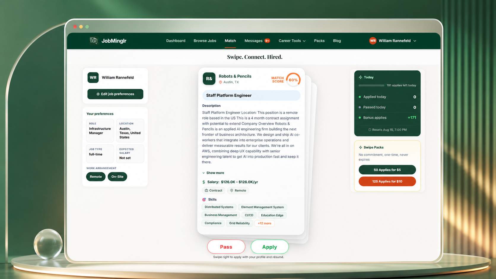 JobMinglr screenshot