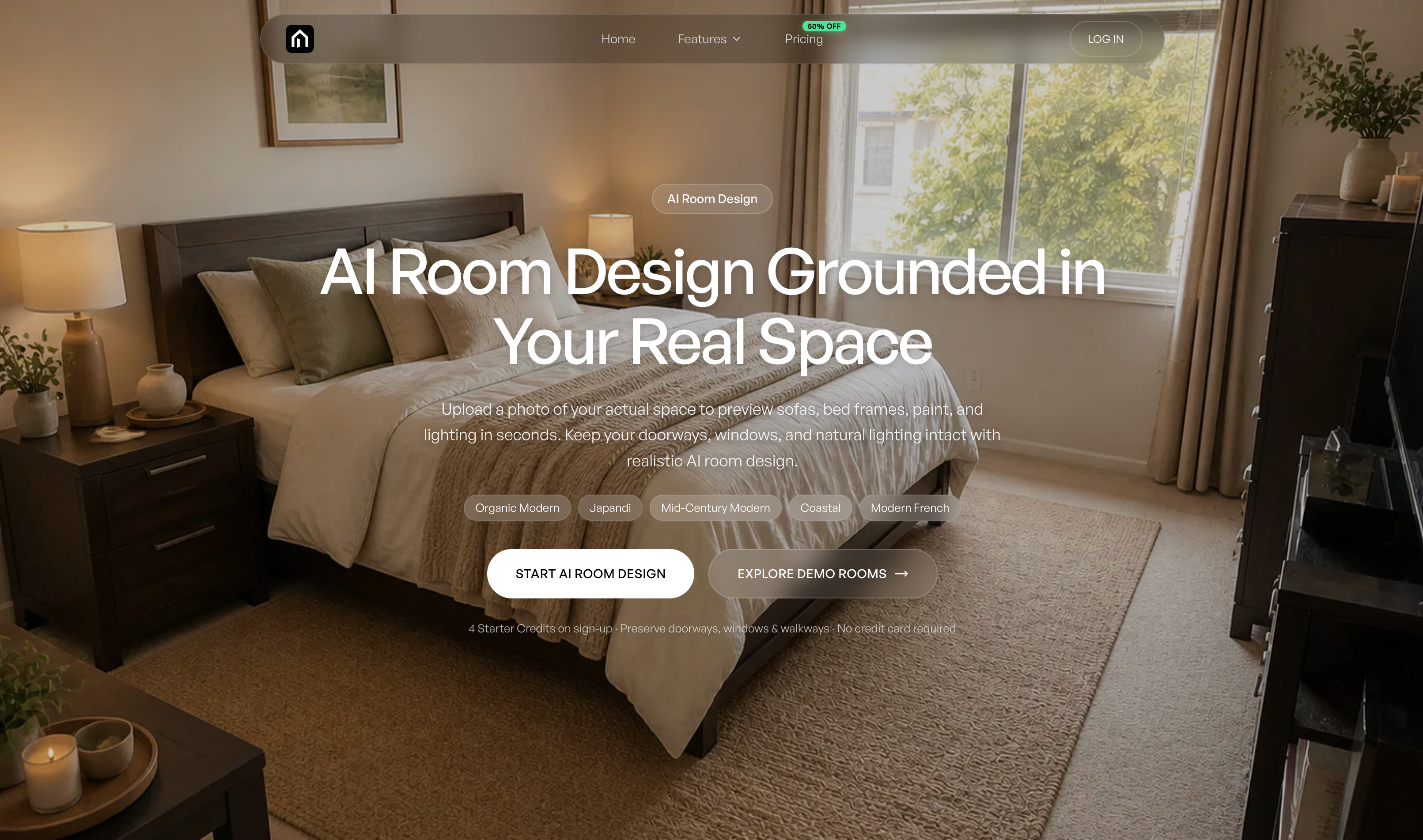 AI Room Design Tool screenshot