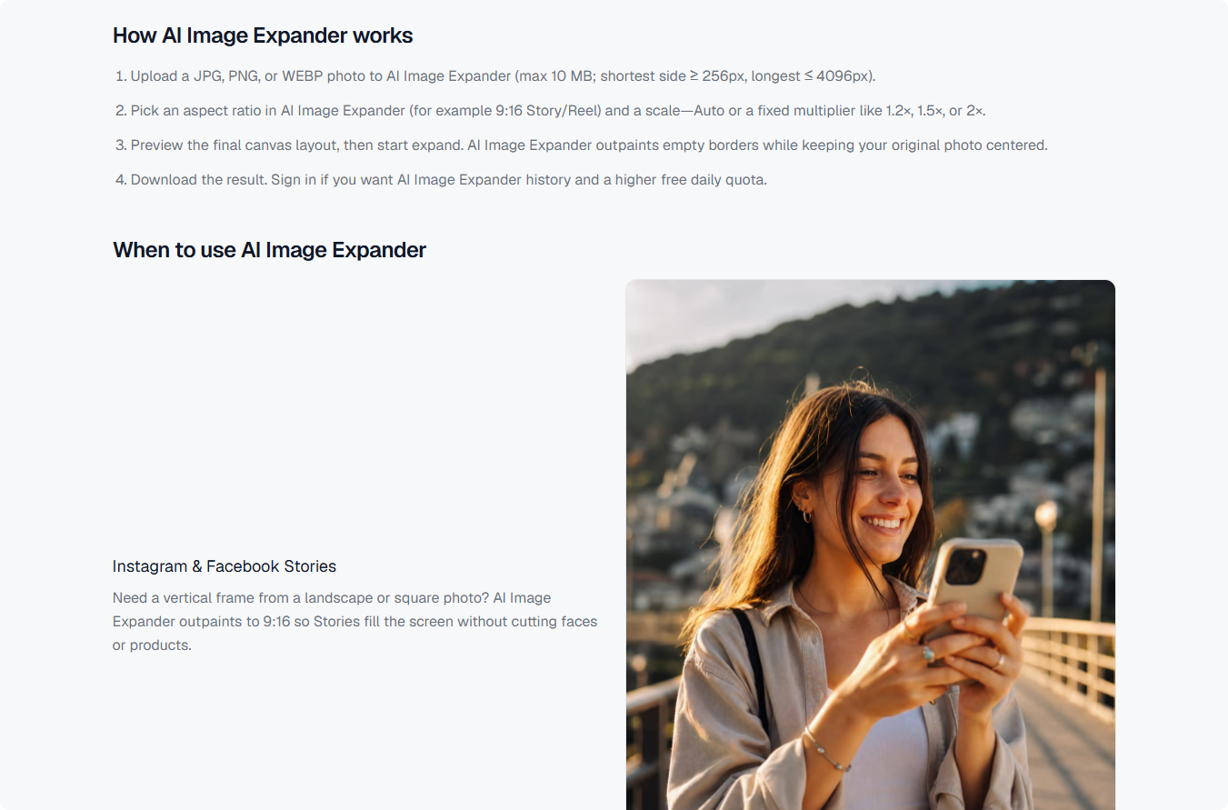 AI Image Expander screenshot