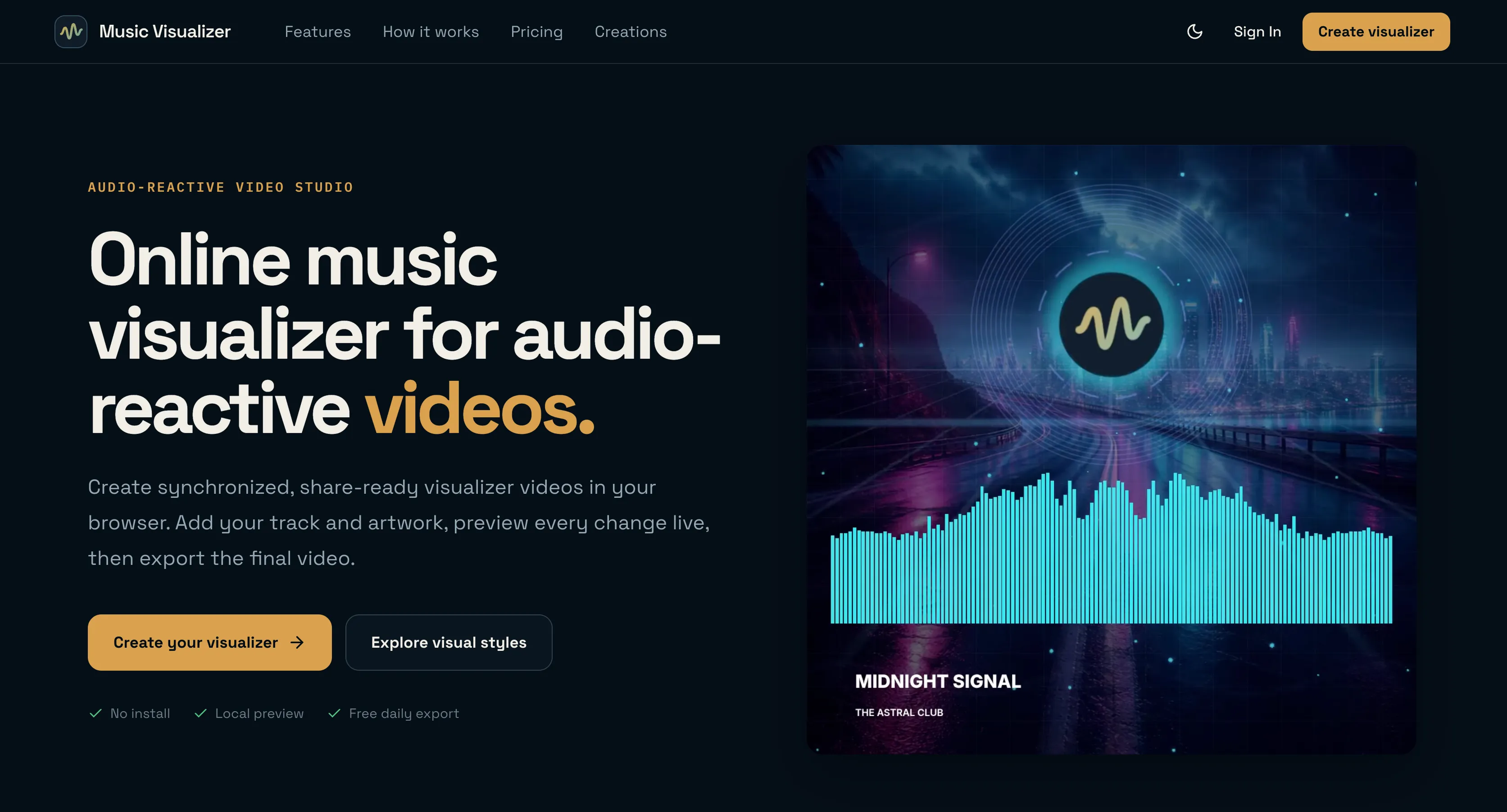 Music Visualizer screenshot