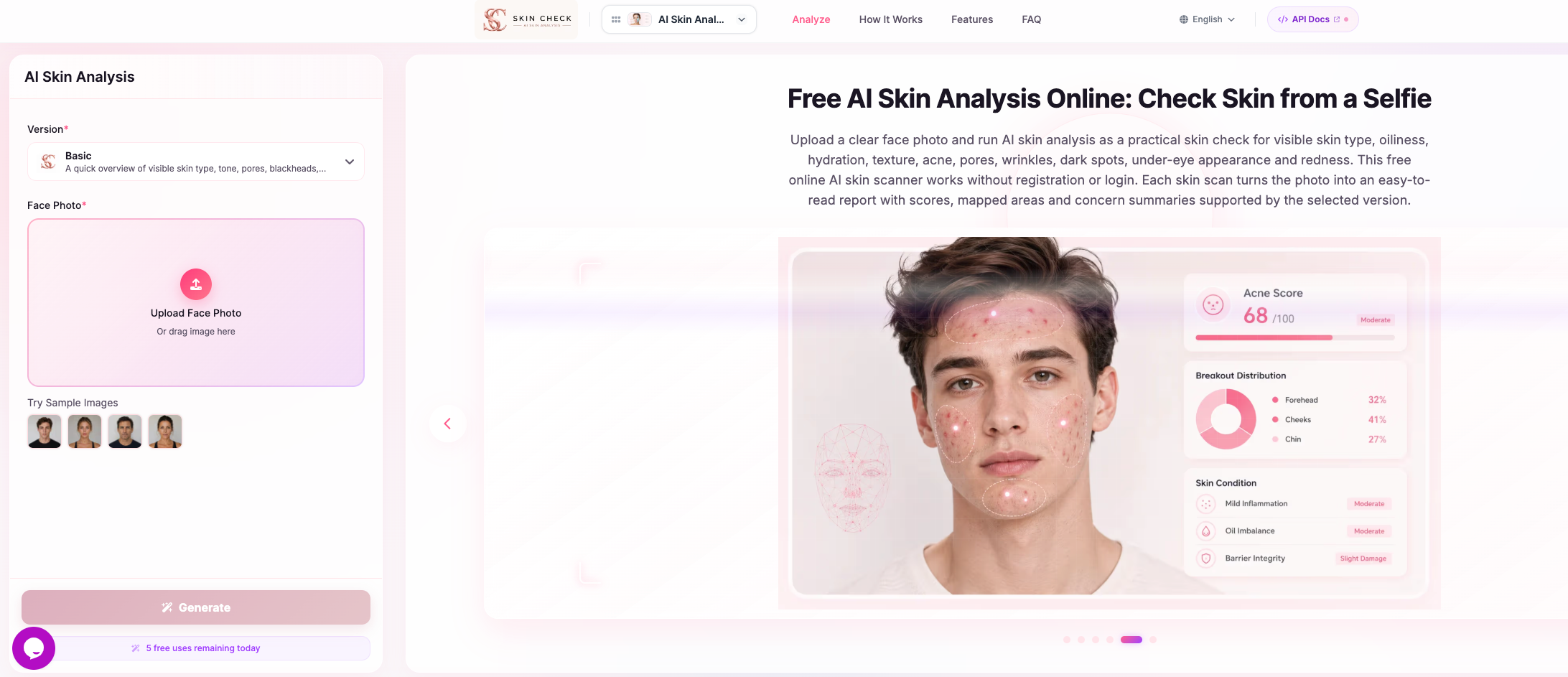 ai-skin-analyze screenshot