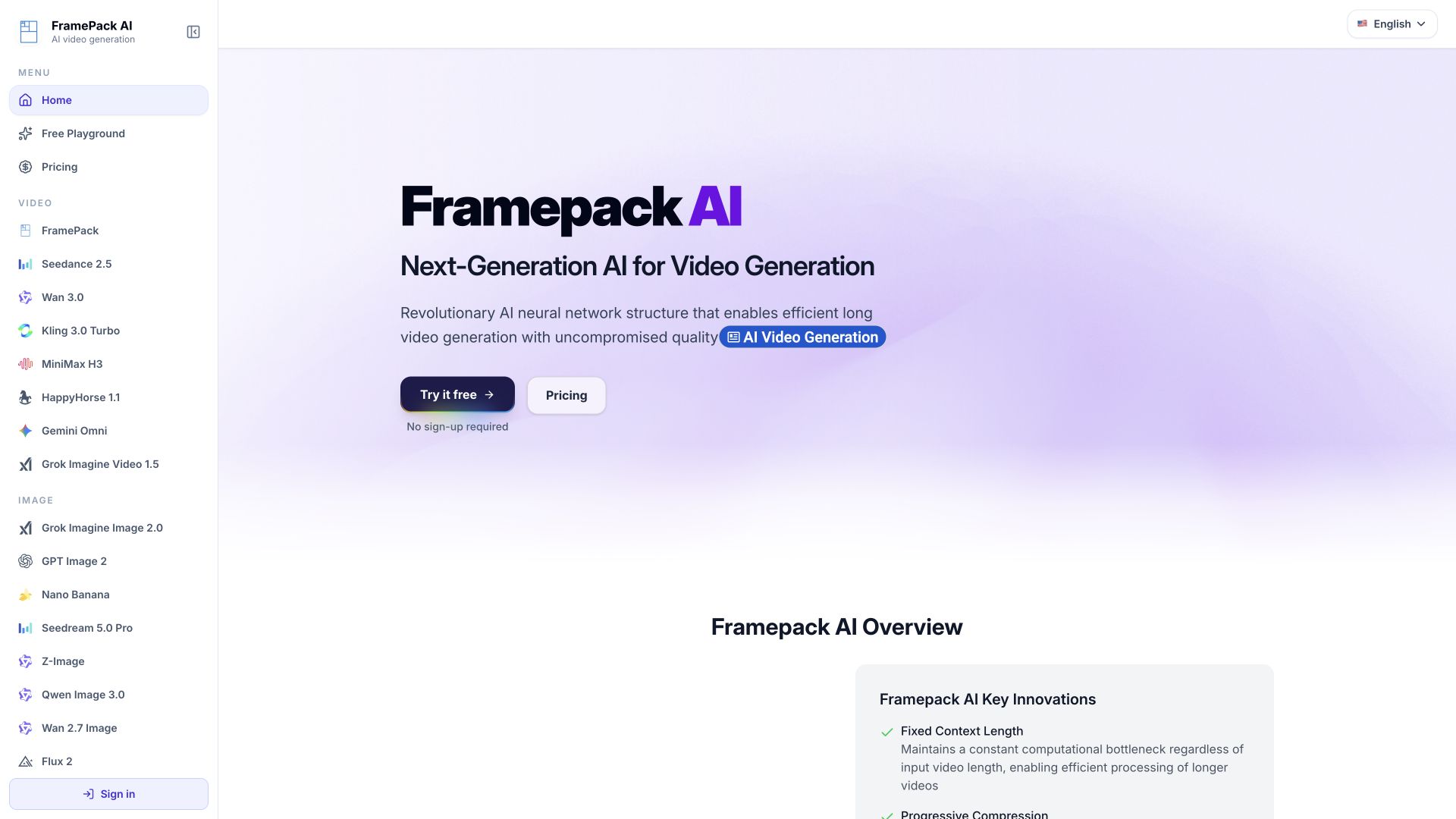 FramePack AI screenshot