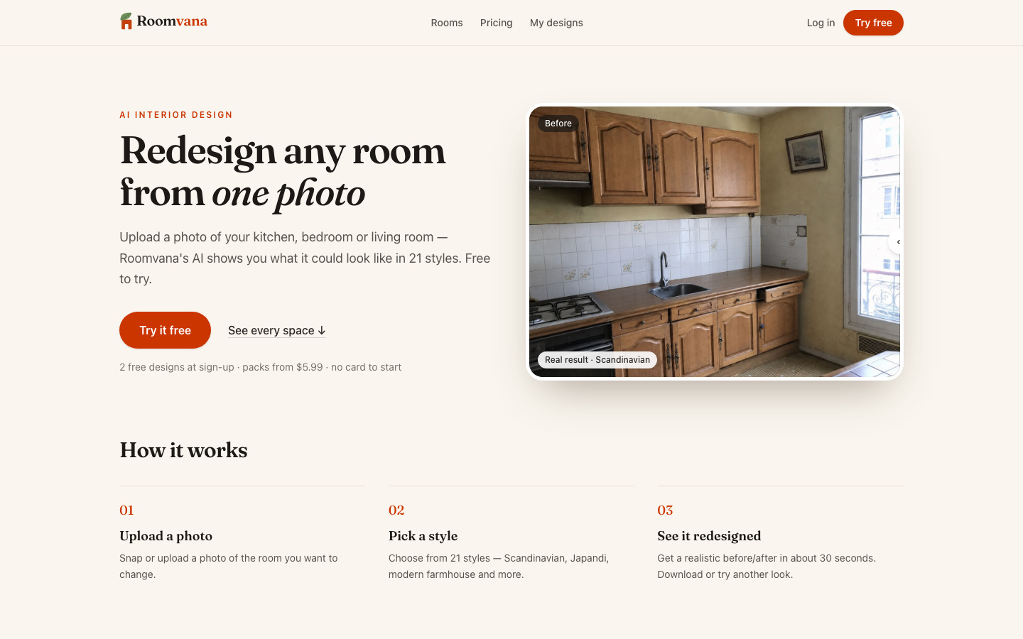Roomvana screenshot