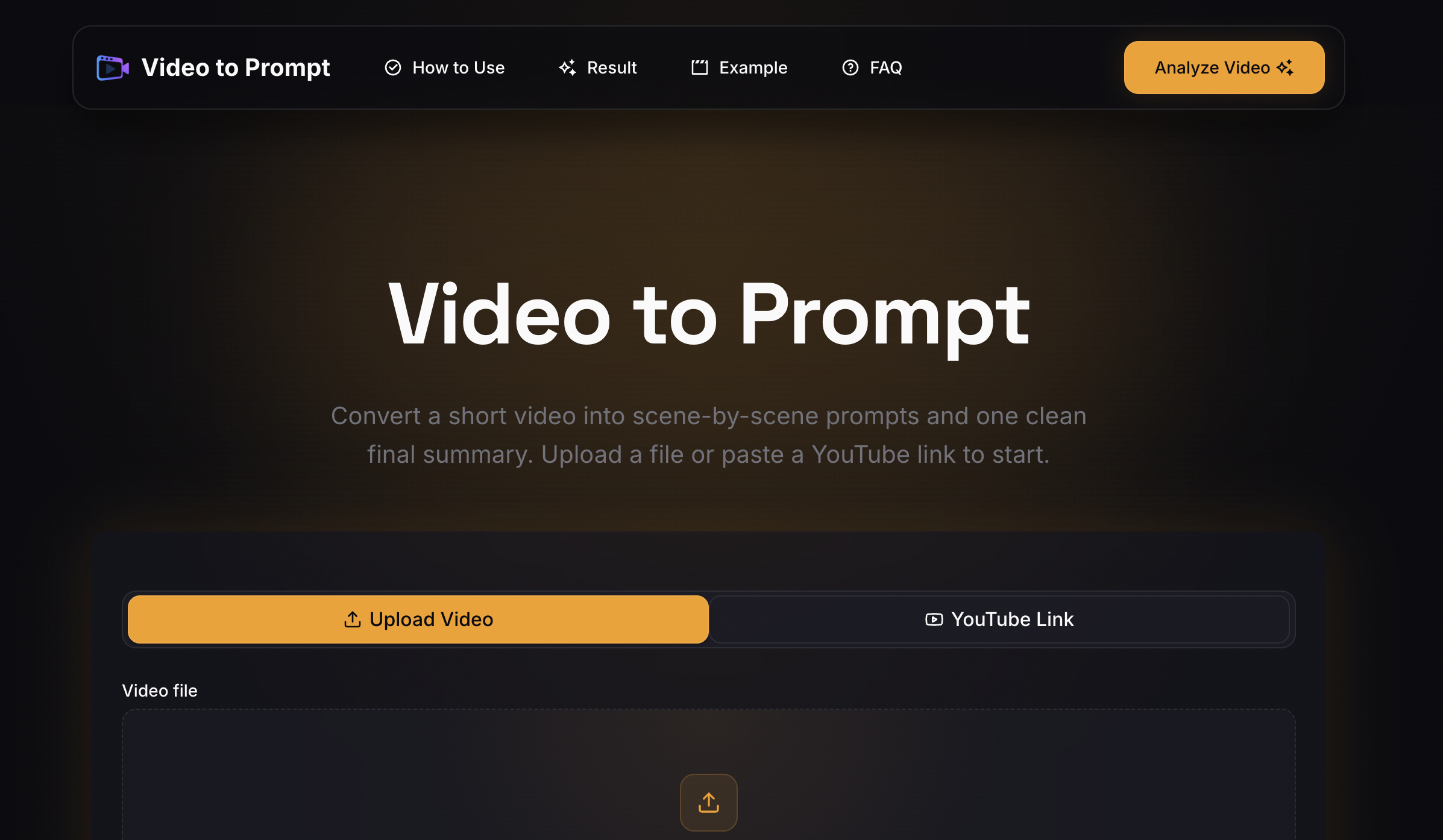 Video to Prompt screenshot