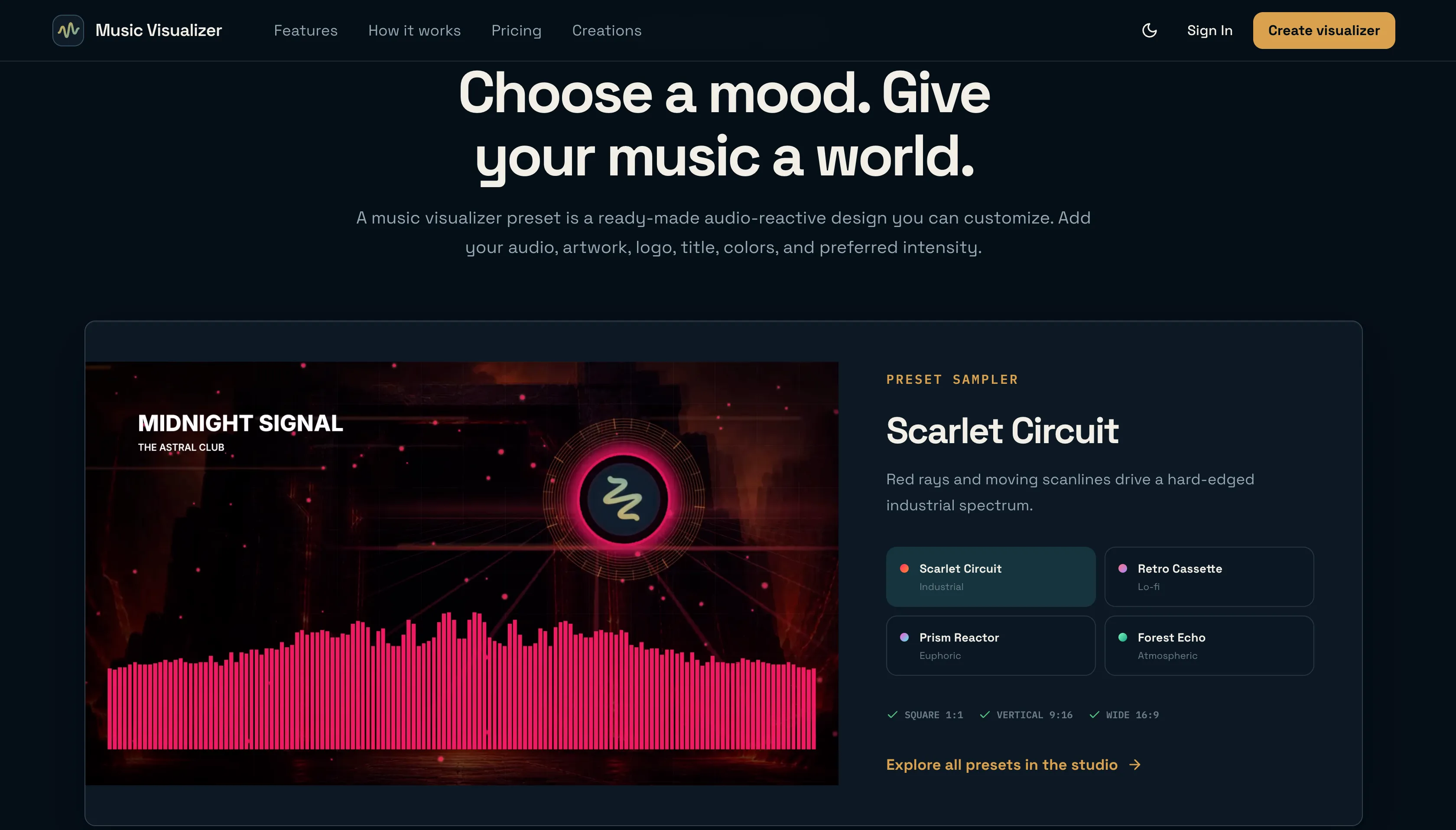 Music Visualizer screenshot