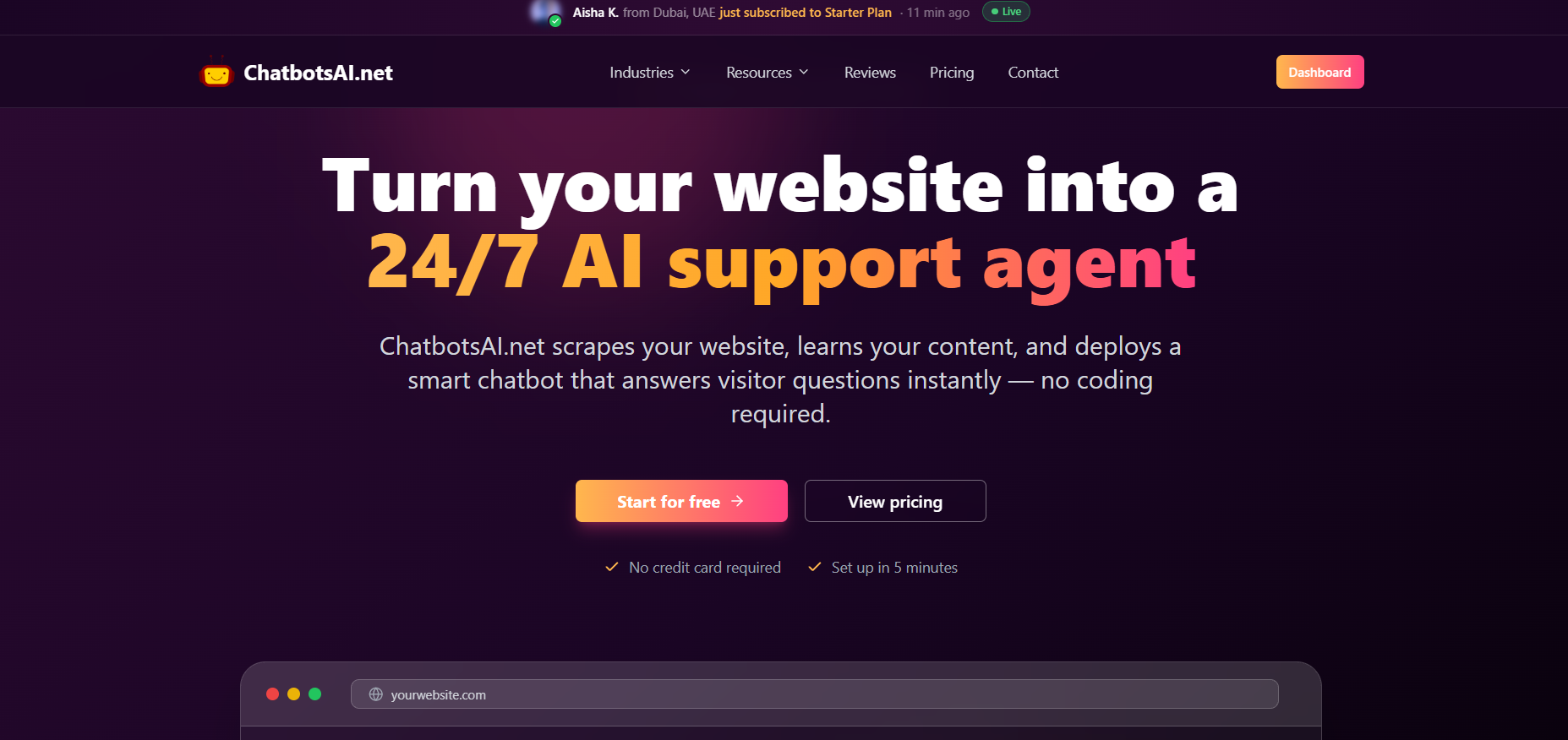 Chatbots AI screenshot