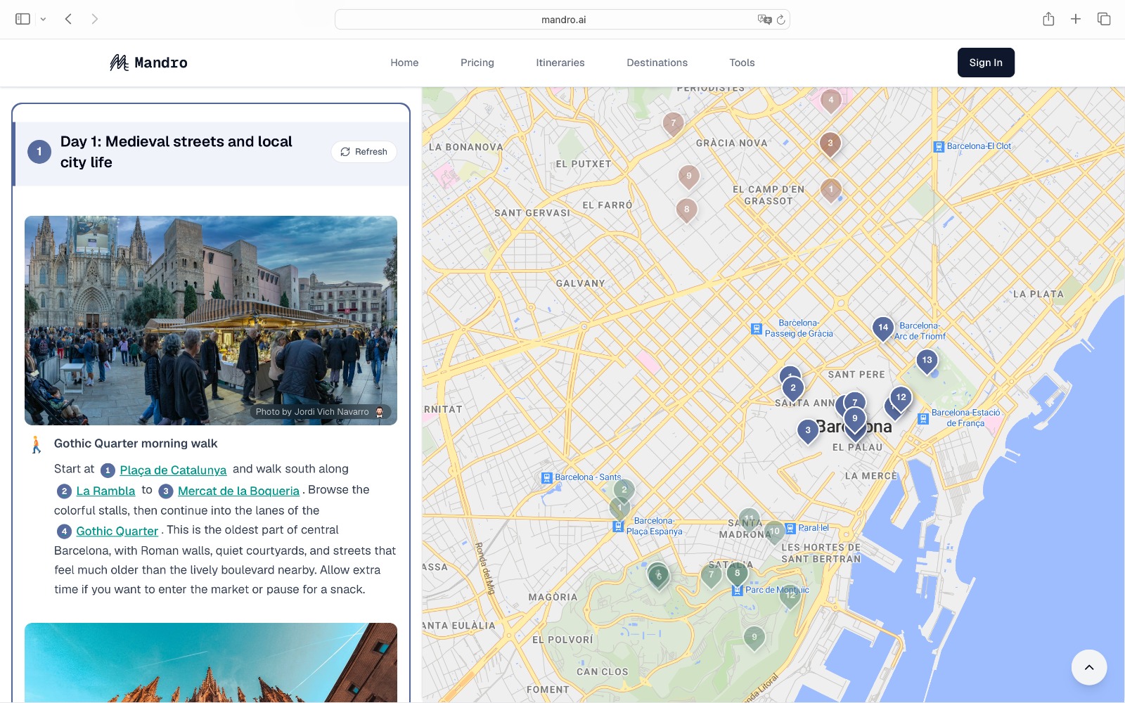 Mandro screenshot