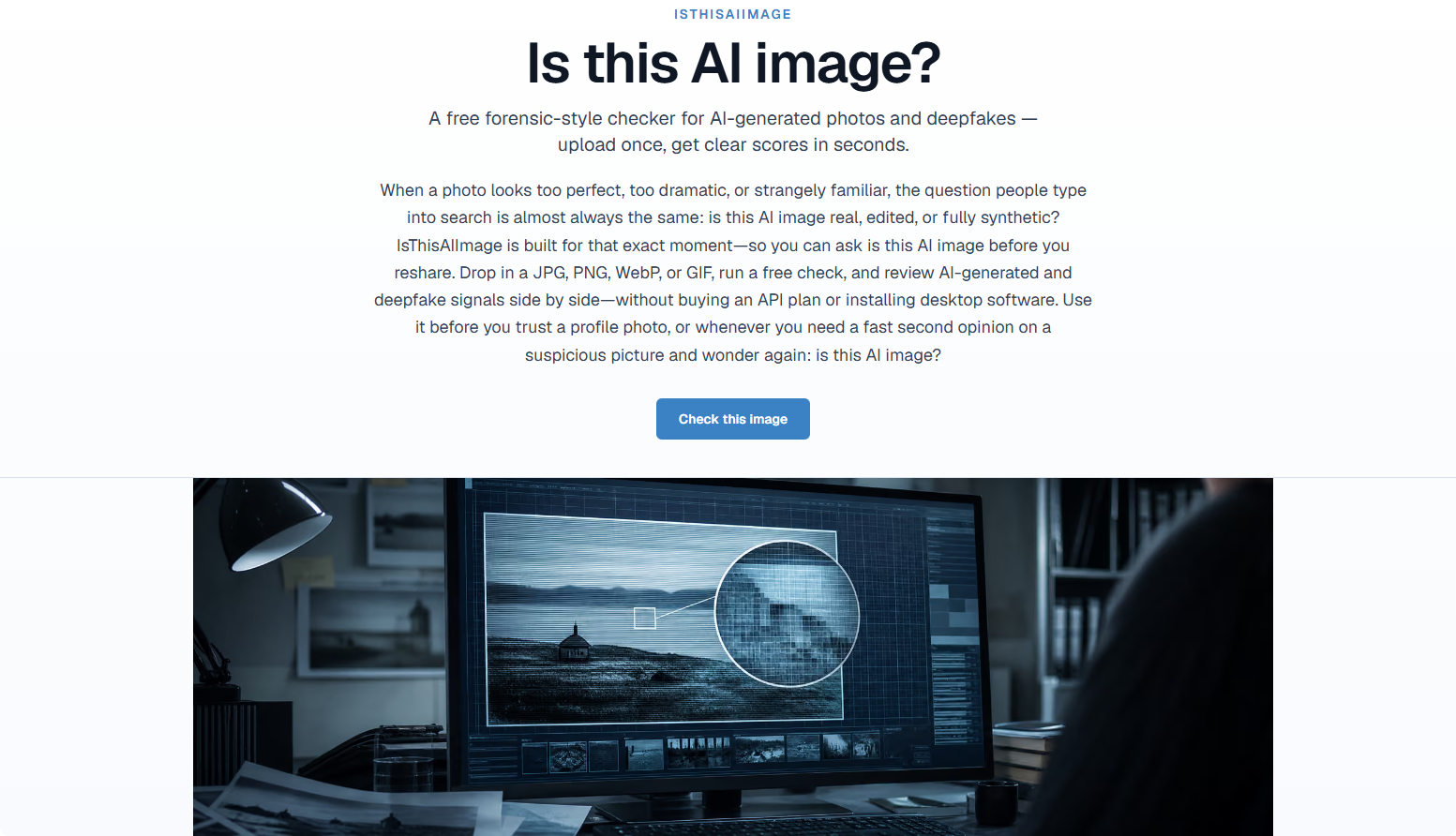 IsThisAIImage screenshot