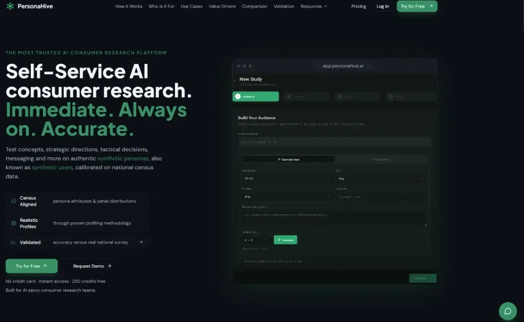 PersonaHive screenshot