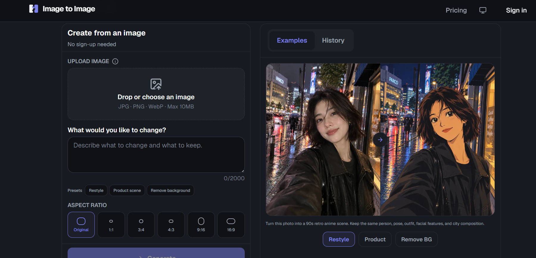 Image to Image screenshot