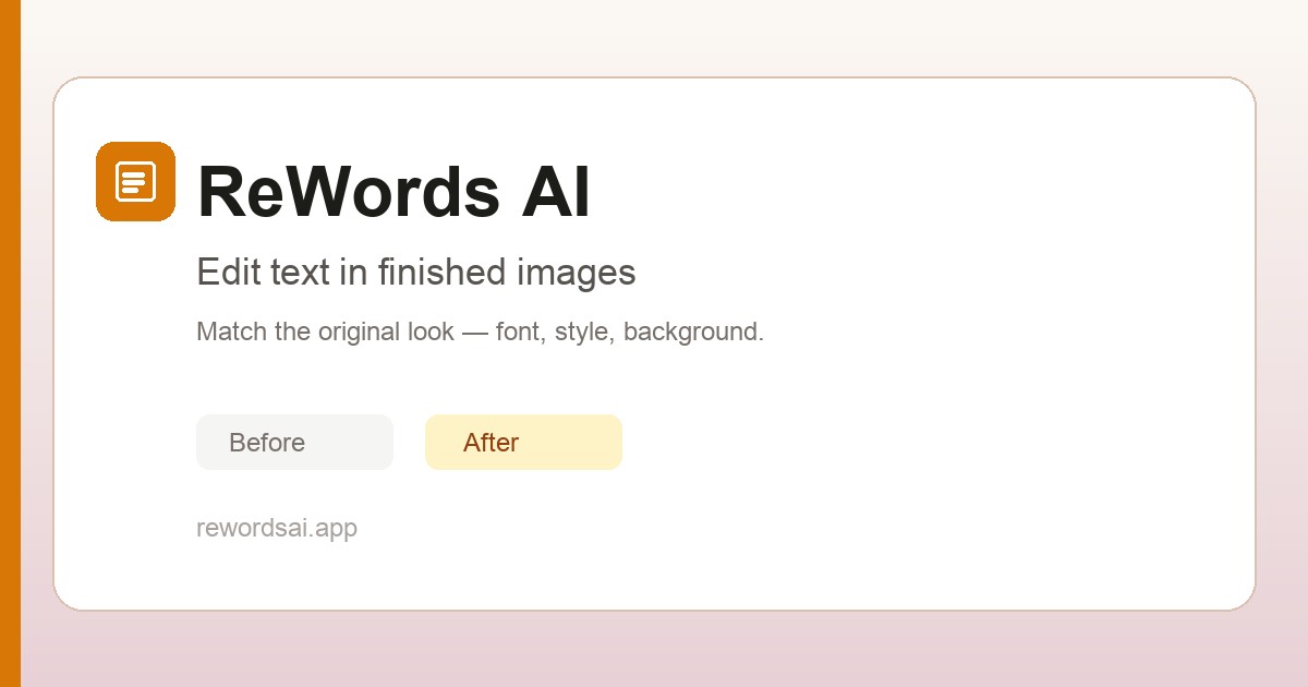 ReWords AI screenshot