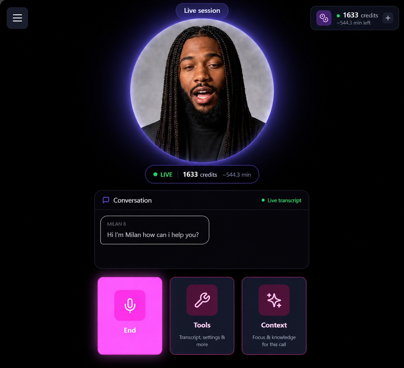 Rolemodel AI screenshot