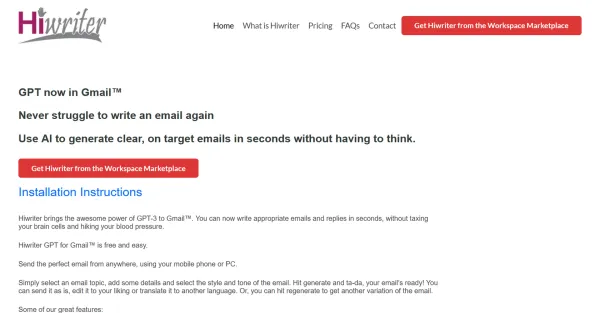 hiwriter gpt for gmail 1469 1