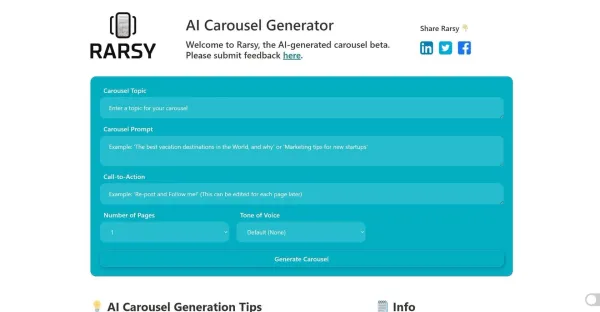 carousel generator 565 1
