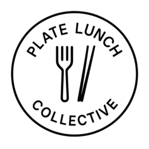a logo for 22plate lunch collective 22 is depicted in 4