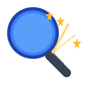 magnifying glass cartoon 1