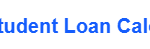 student loan calculator 1