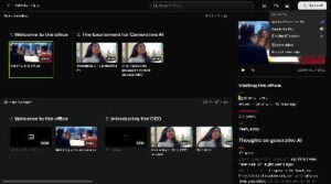 selects ai video editor ui interface 2