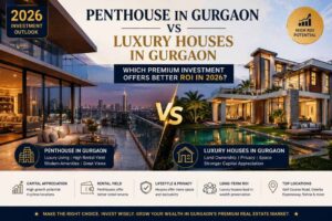 penthouse in gurgaon vs luxury houses in gurgaon which premium investment offers better roi in 2026 1