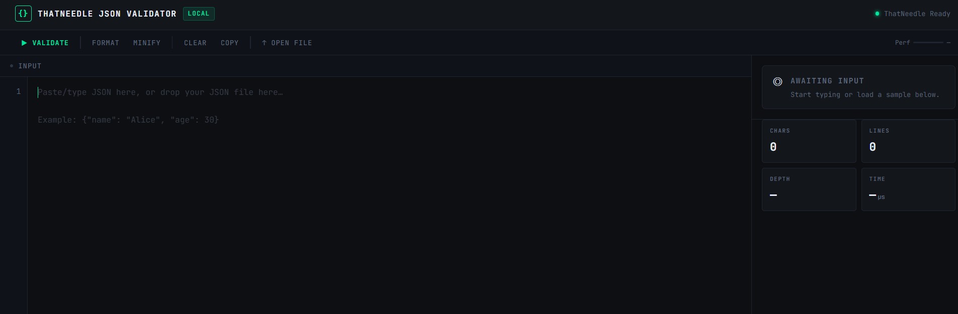thatneedle json validator tool 17